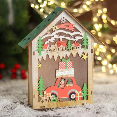 Светильник новогодний «Зима в подарках» 15×18 см