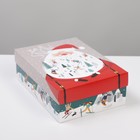 Коробка складная «Новогодние истории»,  21 × 15 × 7 см - фото 9349140