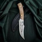 Нож разделочный Мустанг нержавеющая сталь 65х13, 17,5х1,5 см, длина клинка 15 см - фото 11888998