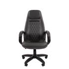 Кресло офисное для руководителя Chairman 950 LT, на колёсиках, экокожа, цвет серый - Фото 2