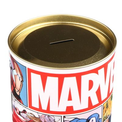 Копилка металлическая, 20.5 см × 12 см × 12 см, XXL MARVEL, Мстители