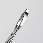 Пинцет в форме ножниц, изогнутый, 8 см - Фото 2