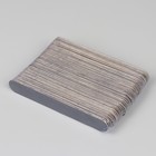 Пилка - наждак «Классика», на деревянной основе, абразивность 200, 10 см, фасовка 50 шт, цвет чёрный - Фото 3