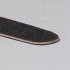 Пилка для ногтей «Классика», на деревянной основе, прямая, 200 грит, 10 см, фасовка 50 шт., чёрная - Фото 3