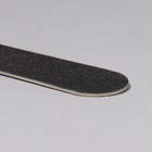 Пилка-наждак «Классика», на деревянной основе, абразивность 200, 18 см, фасовка 50 шт, цвет чёрный - Фото 2