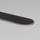 Пилка-наждак «Классика», на деревянной основе, прямая, 200 грит, 18 см, фасовка 50 шт., чёрная - Фото 2