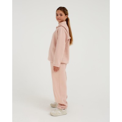 Брюки детские MINAKU: Basic Line KIDS, пудровые, рост 128 см