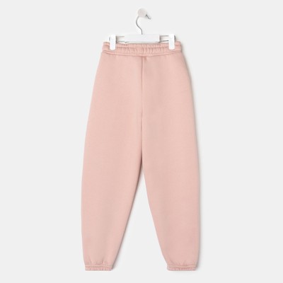 Брюки детские MINAKU: Basic Line KIDS, пудровые, рост 134 см