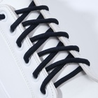 Шнурки для обуви, пара, круглые, d = 5 мм, 90 см, цвет тёмно-синий - фото 320191188