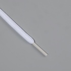 Шнурки для обуви, пара, круглые, d=5 мм, 90 см, белые - Фото 3