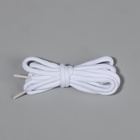 Шнурки для обуви, пара, круглые, d=5 мм, 90 см, белые - Фото 4