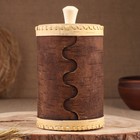 Туес "Домовенок. Сахар", 10х10х15 см, береста - Фото 2