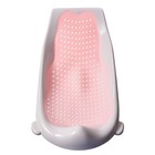 Горка для купания, цвет белый/розовый - фото 25532402