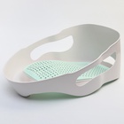 Горка для купания новорожденных Крошка Я, 0-6 мес., р-р 43×30×19 см, белый/мятный - Фото 7