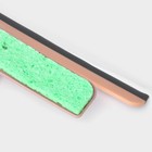 Окномойка Доляна «Элит», целлюлозная губка, поворотный силиконовый водосгон, 28×34×6 см, цвет МИКС - Фото 4