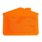 Планшет обучающий «Магнитное рисование», цвет оранжевый, 375 отверстий, уценка (помята упаковка) 7335545