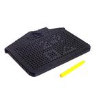 УЦЕНКА Планшет обучающий «Магнитное рисование», чёрный, 375 отверстий (помята упаковка) 7335546