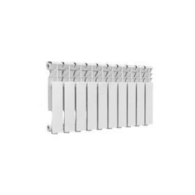 Радиатор алюминиевый Ogint Delta Plus RAL 9016, 1030 Вт, 350 х 78 мм, 10 секций, белый