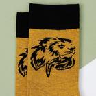 Носки "Львы" р. 39-40 (24-26 см) - фото 25373179