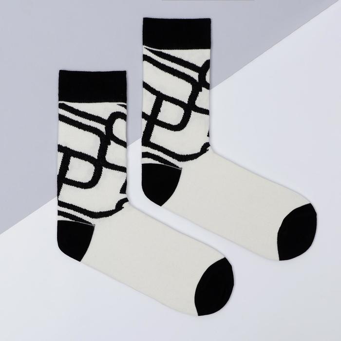 Носки мужские SL logo black р. 41-42 (26 - 28 см) - Фото 1