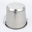 Ведро с крышкой, 10 л, мерная шкала, нержавеющая сталь - Фото 5