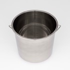 Ведро с крышкой, 12 л, мерная шкала, нержавеющая сталь - Фото 4