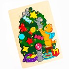Двухуровневая мозаика «Новогодние хлопоты»36 деталей - Фото 1