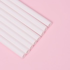 Палочки - дюбели для кондитерских изделий Доляна, d=0.7 см, 30 см, набор 8 шт., пластик, белые - Фото 3