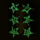 Прищепки декоративные новогодние «Звезды», 12×8 см, набор 6 шт., золотой - Фото 5