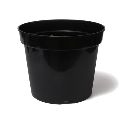 Горшок для рассады, 20 л, d=38 см, h=25 см, чёрный, Greengo