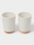 Аксессуары для ванной «Эко», 4 предмета, мыльница, дозатор для мыла, 2 стакана, белые - Фото 3