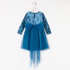 Платье нарядное детское KAFTAN, рост 134-140 см (36), синий - Фото 5