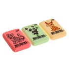 Ластик Луч «ZOO» Z1, термопластичная резина (35×25×8 мм) пастельный, МИКС - Фото 4