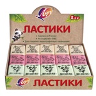 Ластик Луч «ZOO» Z1, термопластичная резина (35×25×8 мм) пастельный, МИКС 7306385 - фото 7436716