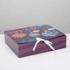 Коробка складная двухсторонняя «Сияй в новом году», 31 × 24,5 × 9 см - фото 6455662