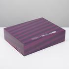 Коробка складная двухсторонняя «Сияй в новом году», 31 × 24,5 × 9 см - фото 6455663