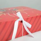 Коробка складная двухсторонняя «Почта новогодняя», 31 × 24,5 × 9 см - Фото 5