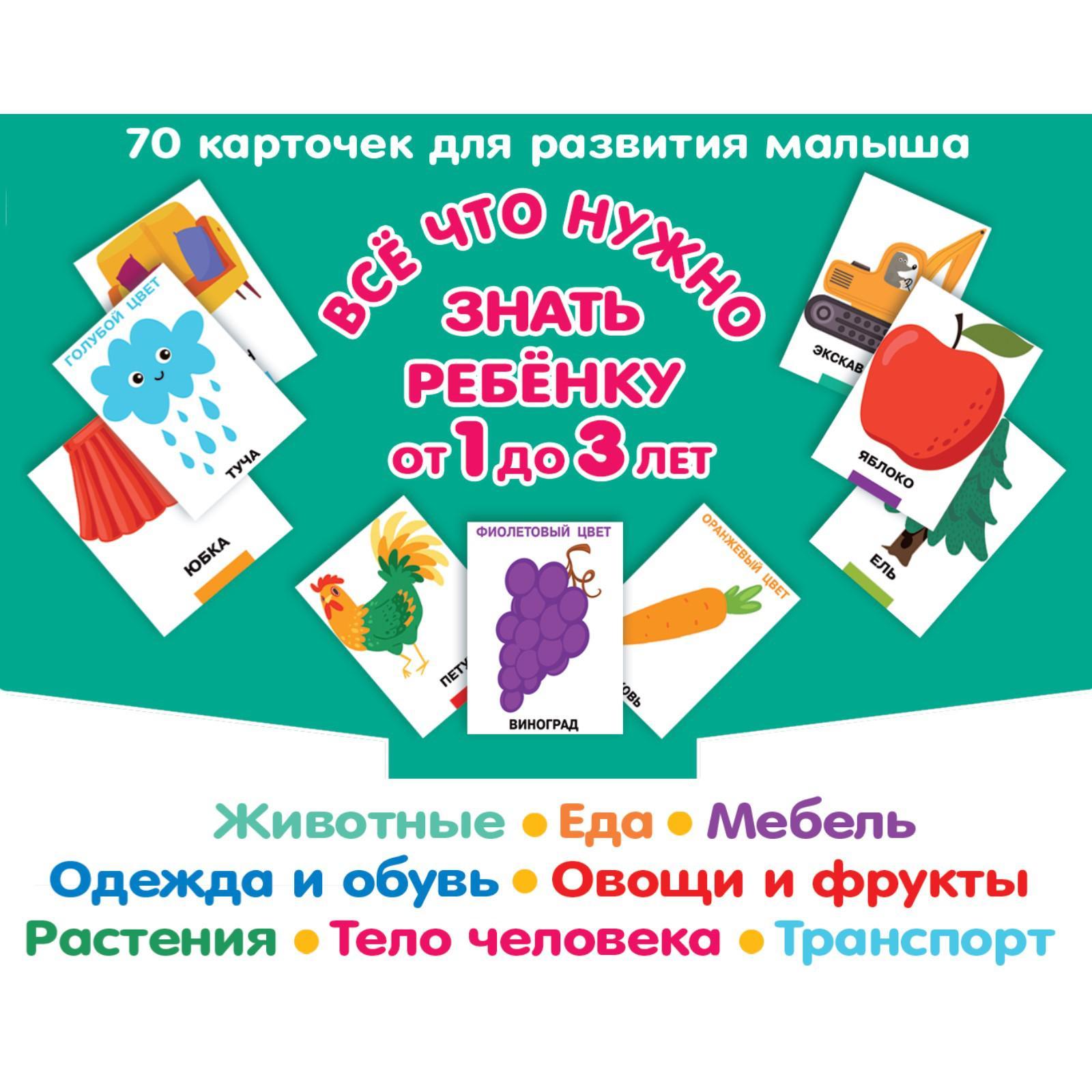 Всё, что нужно знать ребёнку от 1 до 3 лет (7337525) - Купить по цене от  368.00 руб. | Интернет магазин SIMA-LAND.RU