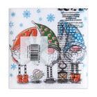 Салфетки новогодние бумажные «Сказочные гномы», 24×24 см, 50 шт. - Фото 3