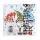 Салфетки новогодние бумажные «Сказочные гномы», 24×24 см, 100 шт. - Фото 3