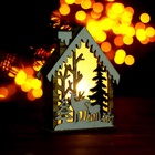 Световой декор настольный «Домики» 12.5 см, МИКС - Фото 2