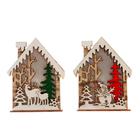Световой декор настольный «Домики» 12.5 см, МИКС - Фото 3