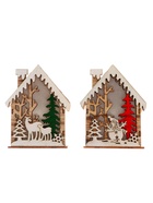 Световой декор настольный «Домики» 12.5 см, МИКС - Фото 3