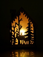 Световой декор настольный «Домики» 12.5 см, МИКС - фото 119954222