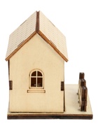 Световой декор настольный «Домики» 10 см, МИКС - фото 119981091