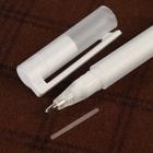 Ручка для джинсовой ткани термоисчезающая, цвет белый - Фото 2