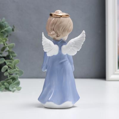 Сувенир керамика "Ангел в платье с золотым нимбом" МИКС 19х10х8 см