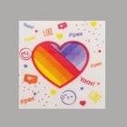 Салфетки бумажные «Яркие лайки», однослойные, 24×24 см, набор 20 шт. - Фото 5