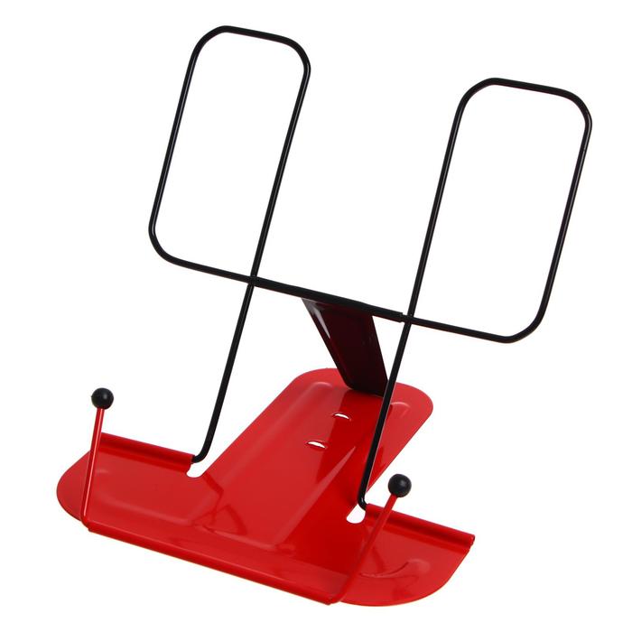 Подставка для книг металлическая GLOBUS, красная - Фото 1