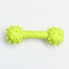 Жевательная игрушка для собак «Грозная гантель», 15×5 см, салатовая - Фото 4
